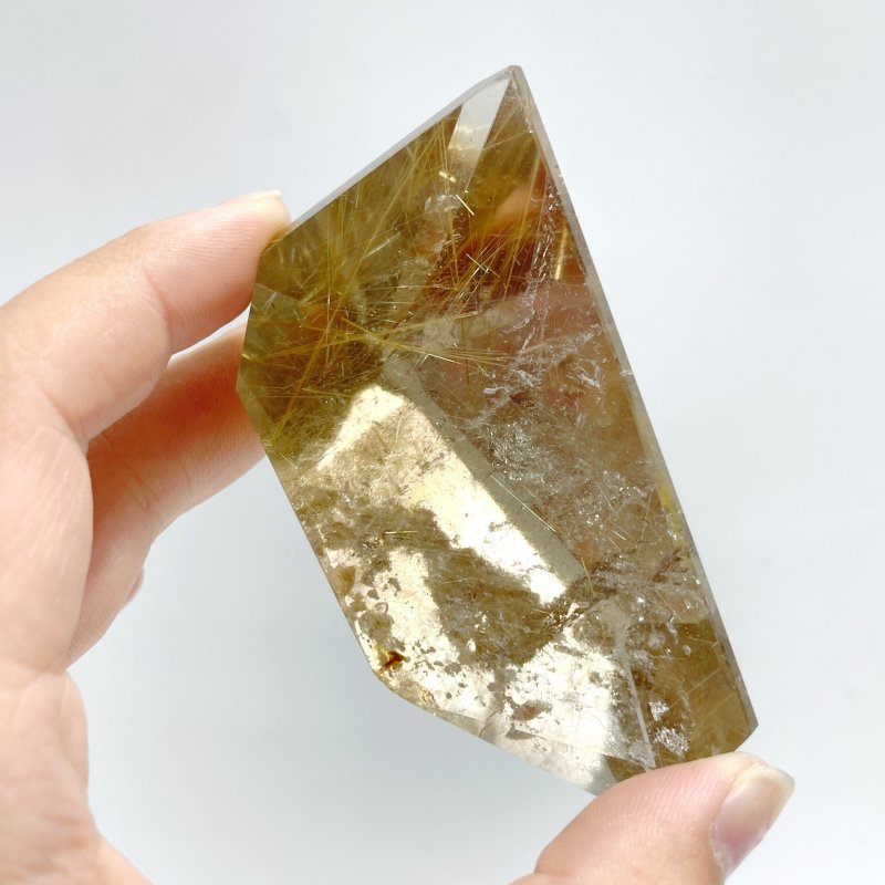 8 Pieces High Quality Golden Rutile Quartz Free Form Home Decor - Wholesale Crystals