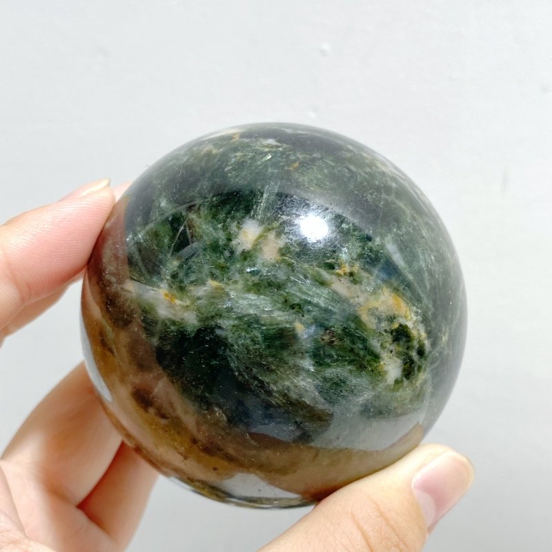 8 Pieces Seraphinite Spheres -Wholesale Crystals