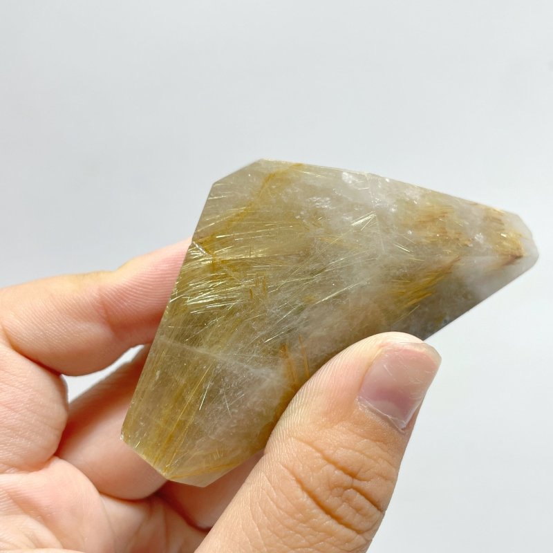8 Pieces Unique Golden Rutile Free Form - Wholesale Crystals