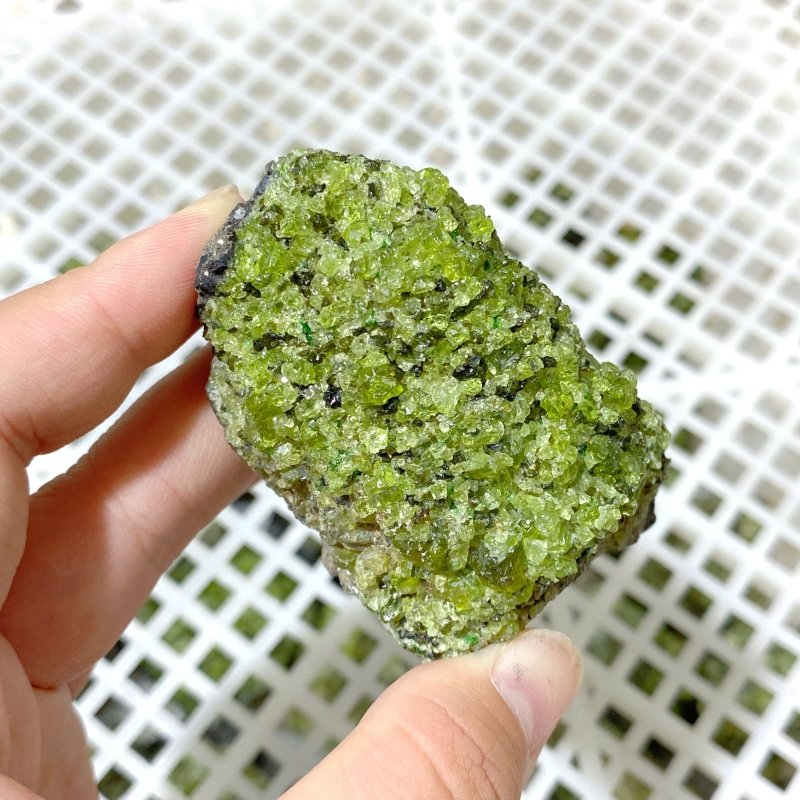 89 Pieces Raw Peridot Stone (Sea Freight Only) -Wholesale Crystals
