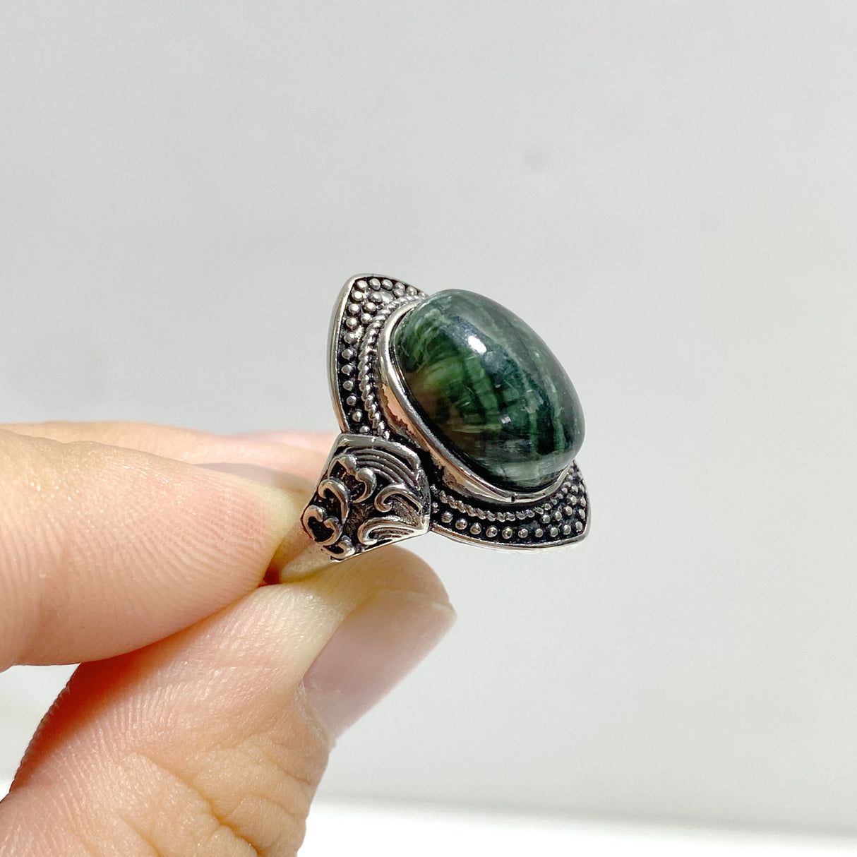 34 Pieces Seraphinite Ring