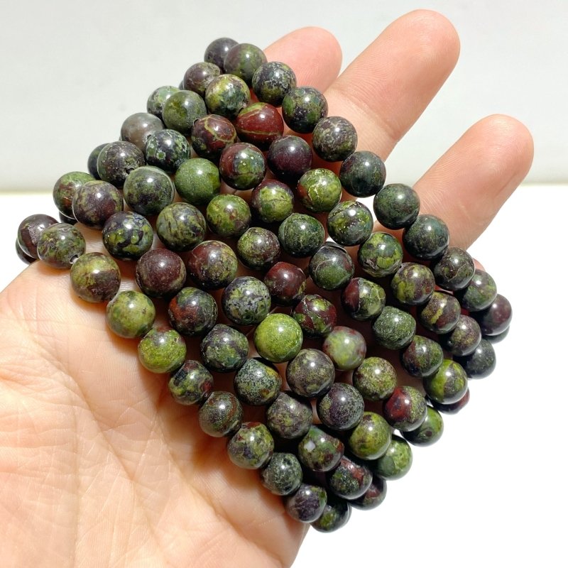 8mm Dragon Blood Stone Bracelets Wholesale - Wholesale Crystals