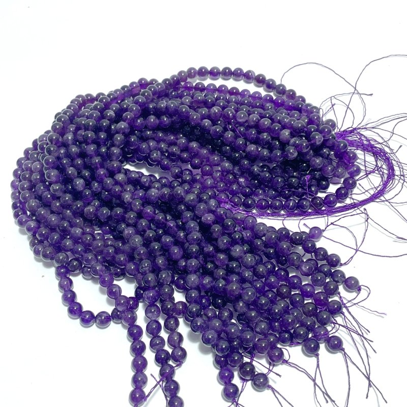 8mm Stripe Beads Bracelets Wholesale Amethyst Caribbean Calcite Sodalite - Wholesale Crystals