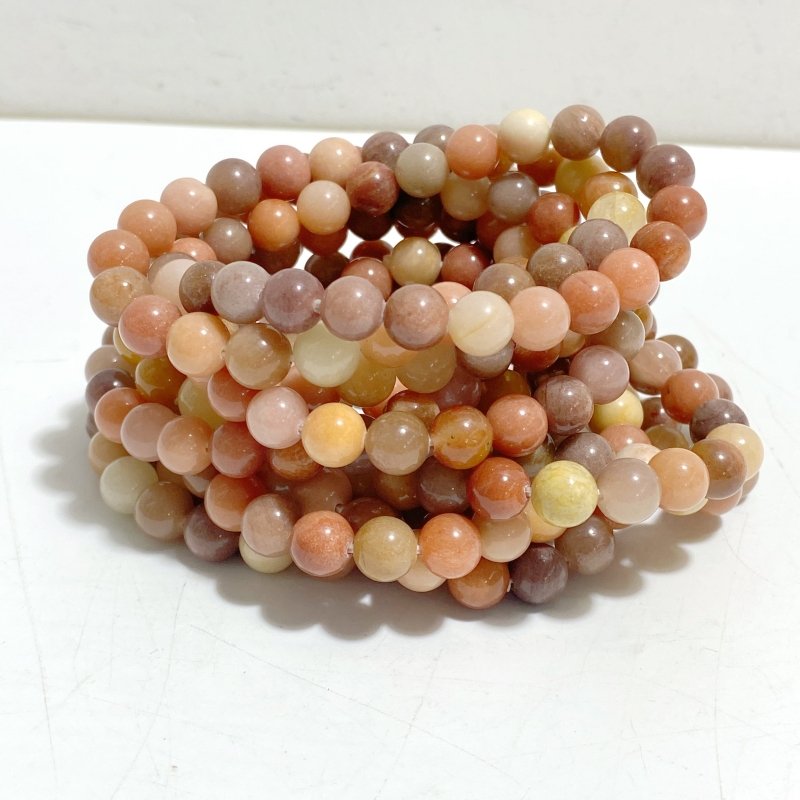 8mm Yellow Agate Bracelets Wholesale -Wholesale Crystals