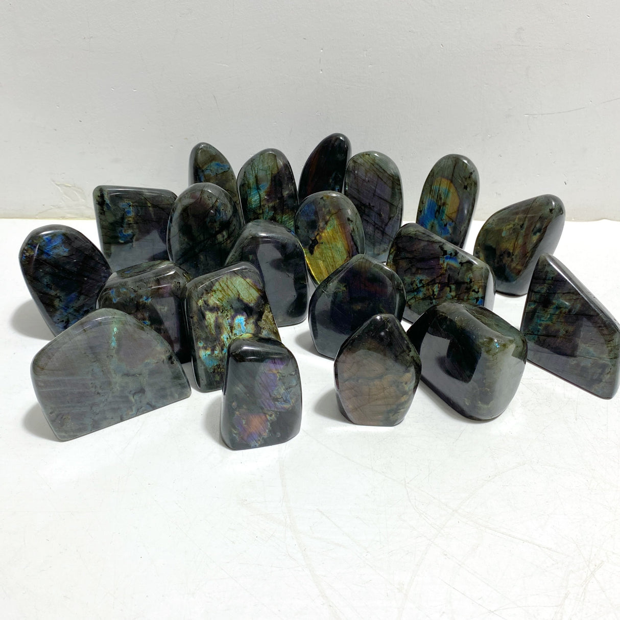 20 Pieces Beautiful Polished Labradorite Free Form