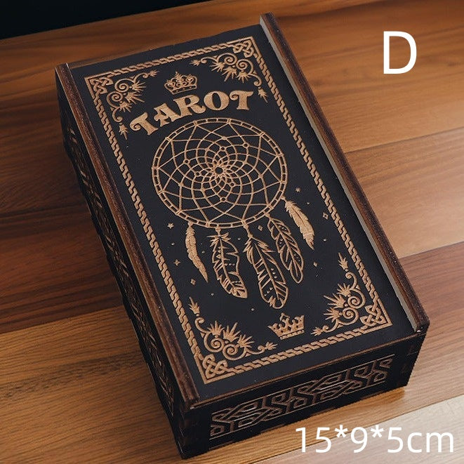 #6 Wooden Tarot Cards Storage Box