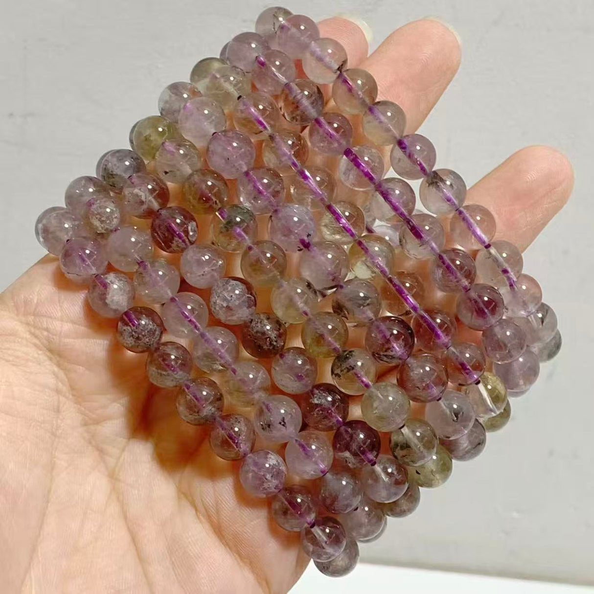 30 Pieces 8mm Auralite 23 Bracelets