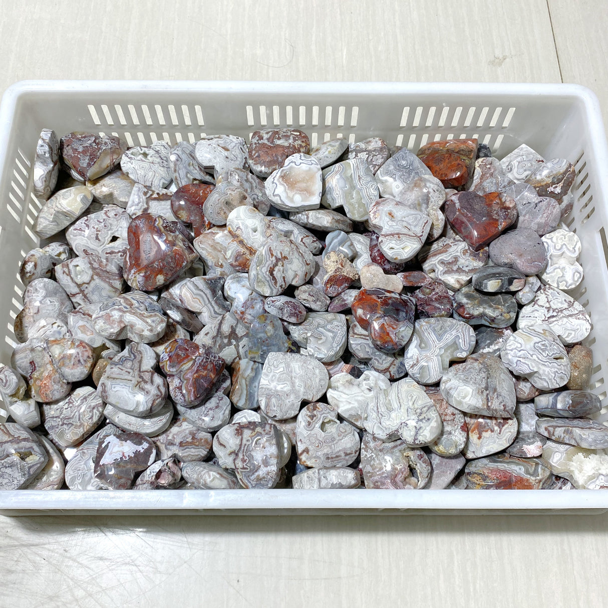 231 Pieces Moroccan Agate Heart (Sea Freight Only)