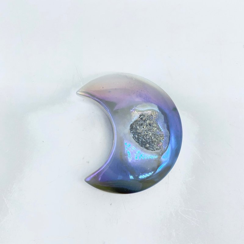 Aura Geode Druzy Agate Heart&Moon Crystal Wholesale -Wholesale Crystals