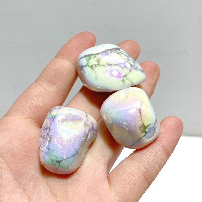Aura Howlite Tumbled Wholesale - Wholesale Crystals