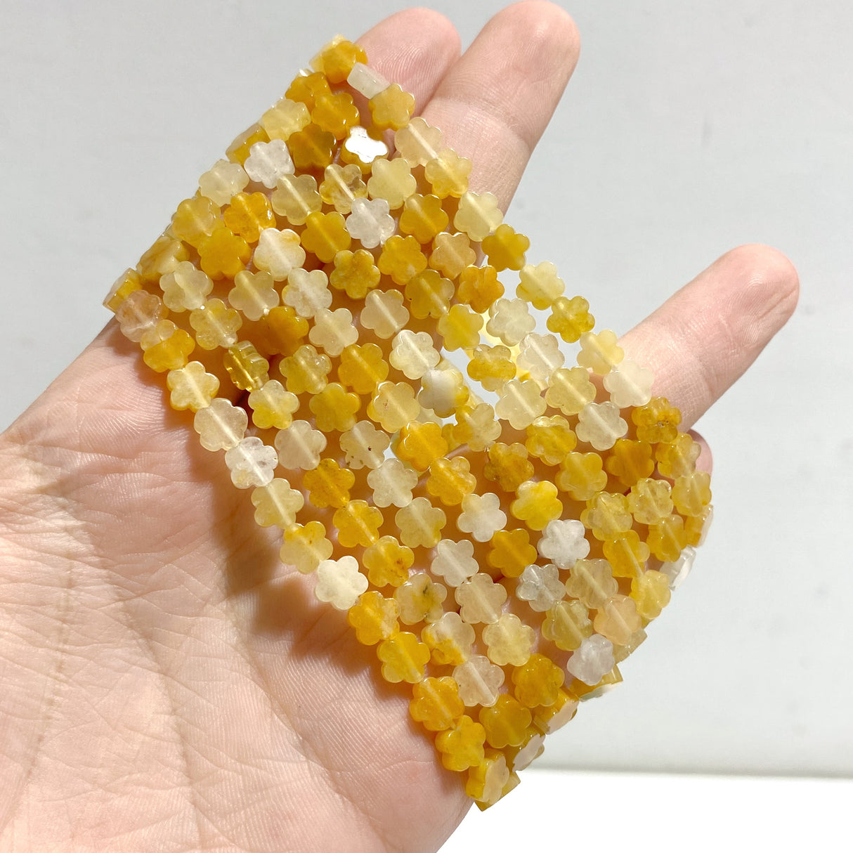 22 Types Flower Shape Bracelets Wholesale Green Aventurine Amazonite Moss Agate