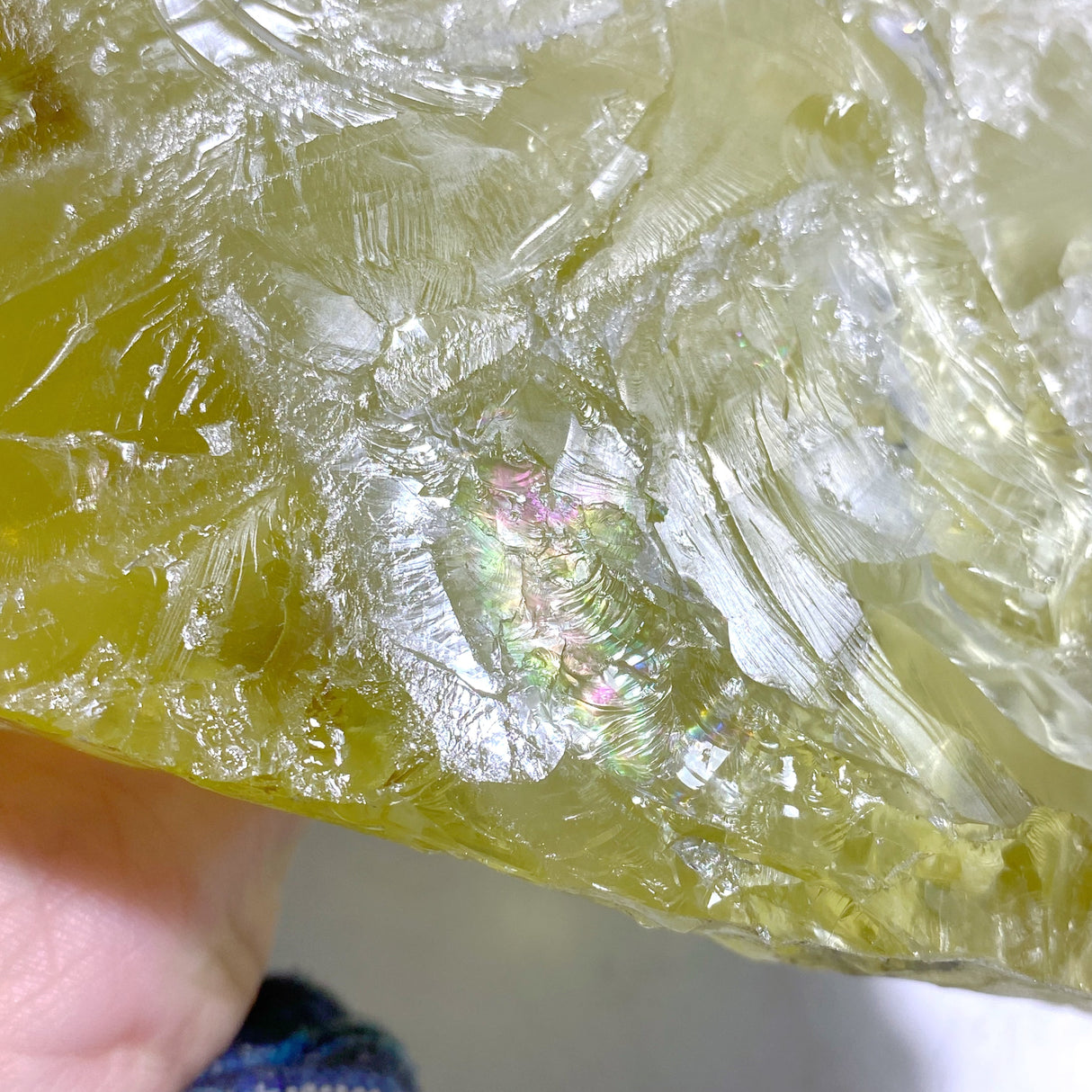 Large Citrine Raw Stone Specimen With Beautiful Rainbow #7