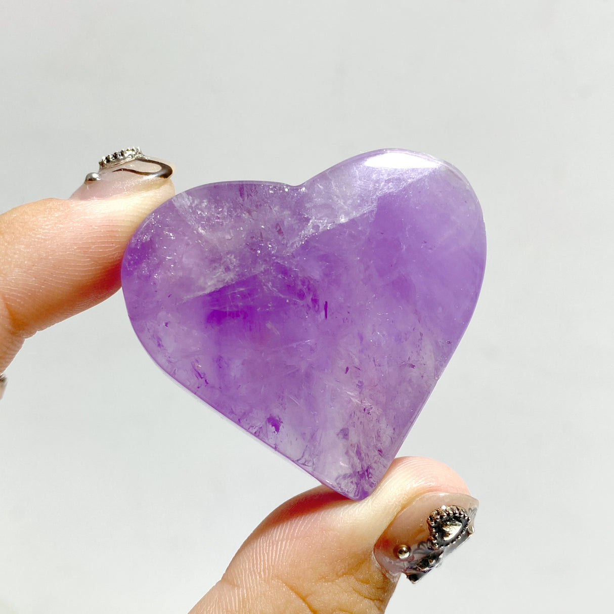 Amethyst Heart Wholesale
