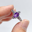 Beautiful Amethyst Cut Faceted Ring Wholesale - Wholesale Crystals
