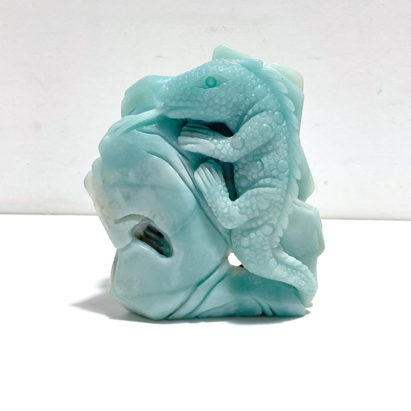 Beautiful Caribbean Calcite Lizard Carving - Wholesale Crystals