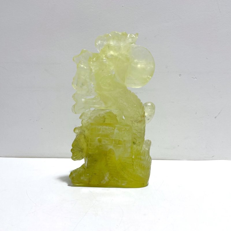 Beautiful Citrine Dragon Carving - Wholesale Crystals