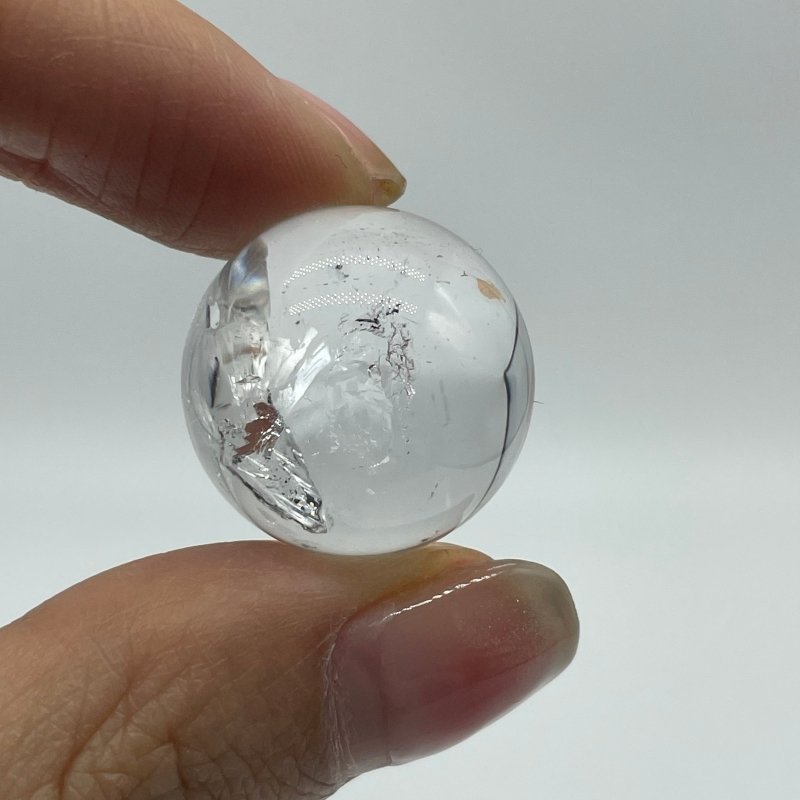 Beautiful Enhydro Quartz Sphere With Moving Bubble -Wholesale Crystals
