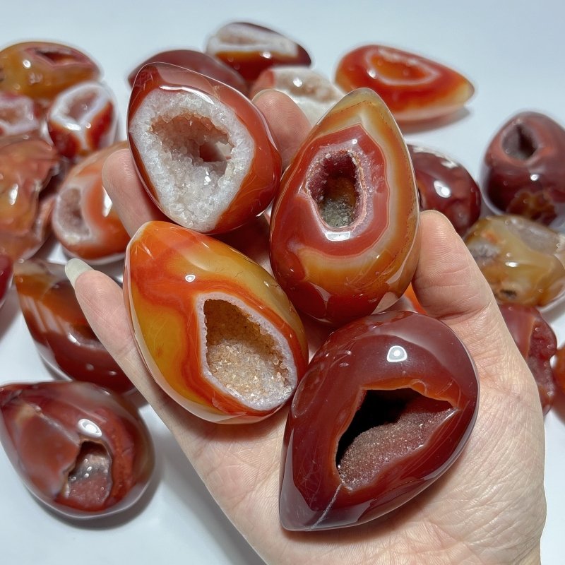 Beautiful Geode Druzy Carnelian Wholesale - Wholesale Crystals