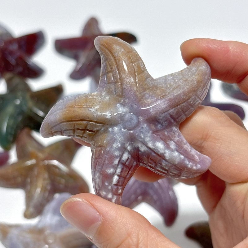 Beautiful Ocean Jasper Starfish Wholesale - Wholesale Crystals