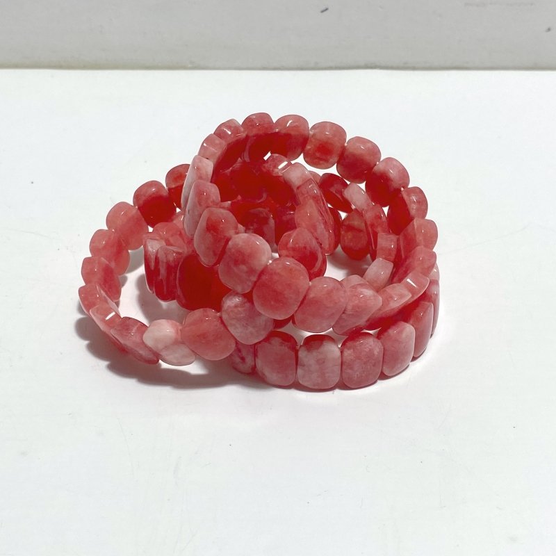 Beautiful Red Calcite Bracelets Wholesale - Wholesale Crystals
