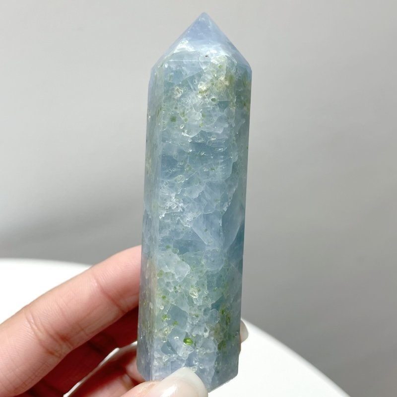 Blue Calcite Point Tower Wholesale - Wholesale Crystals