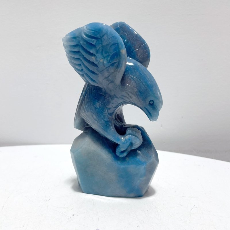 Blue Trolleite Eagle Carving - Wholesale Crystals