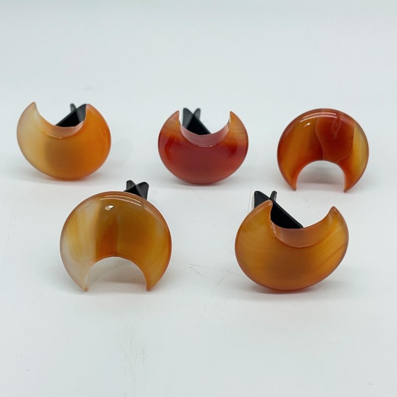 Carnelian Crystal Car Air Vent Clips Moon & Star Wholesale Car Accessories -Wholesale Crystals