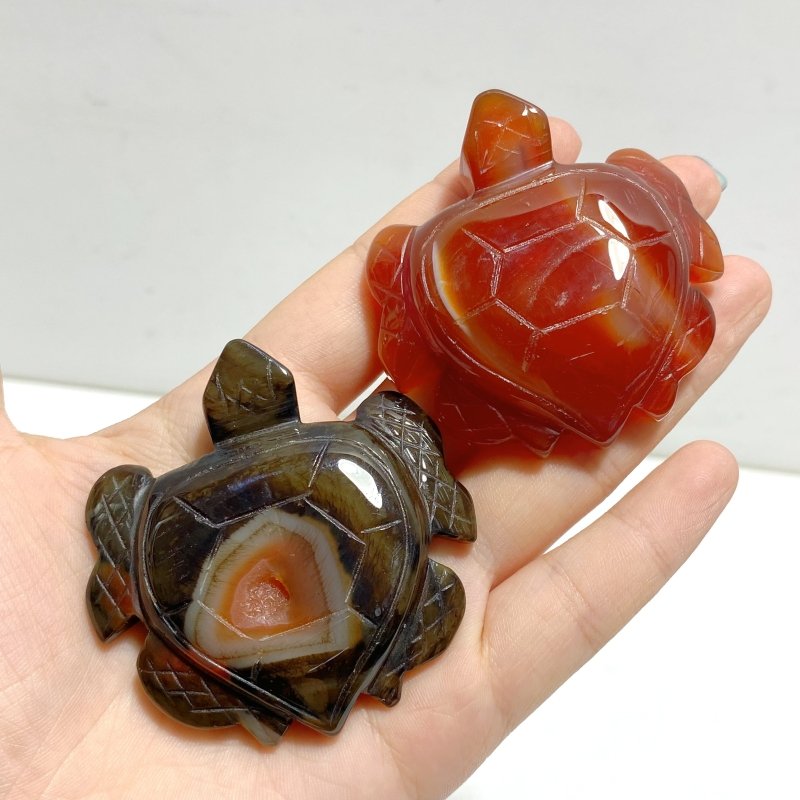 Carnelian Sea Turtle Carving Wholesale - Wholesale Crystals