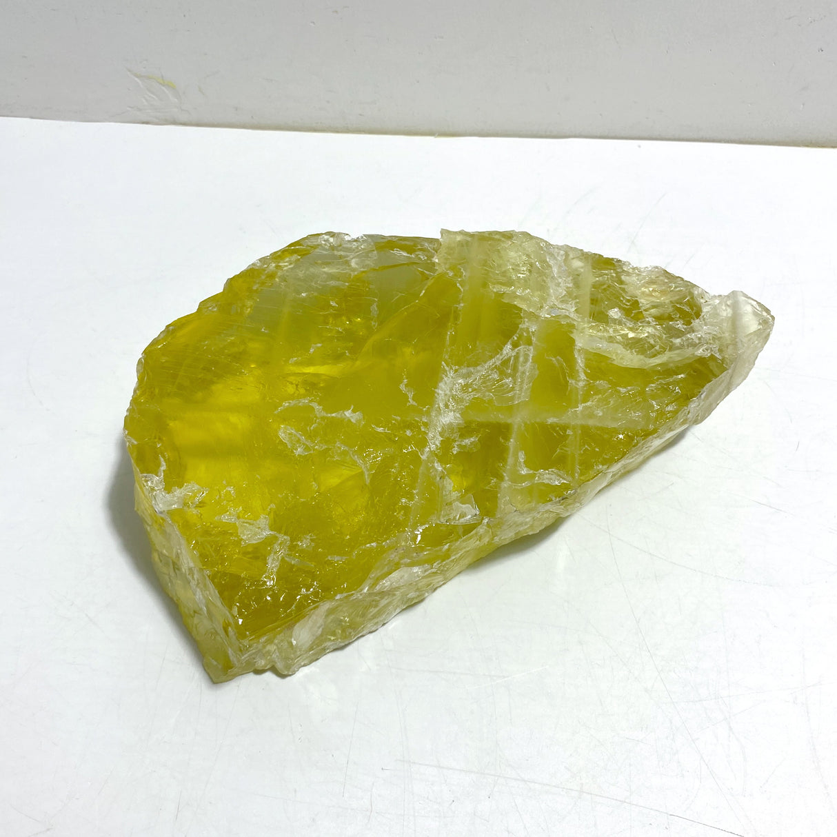Large Citrine Raw Stone Specimen With Beautiful Rainbow #7
