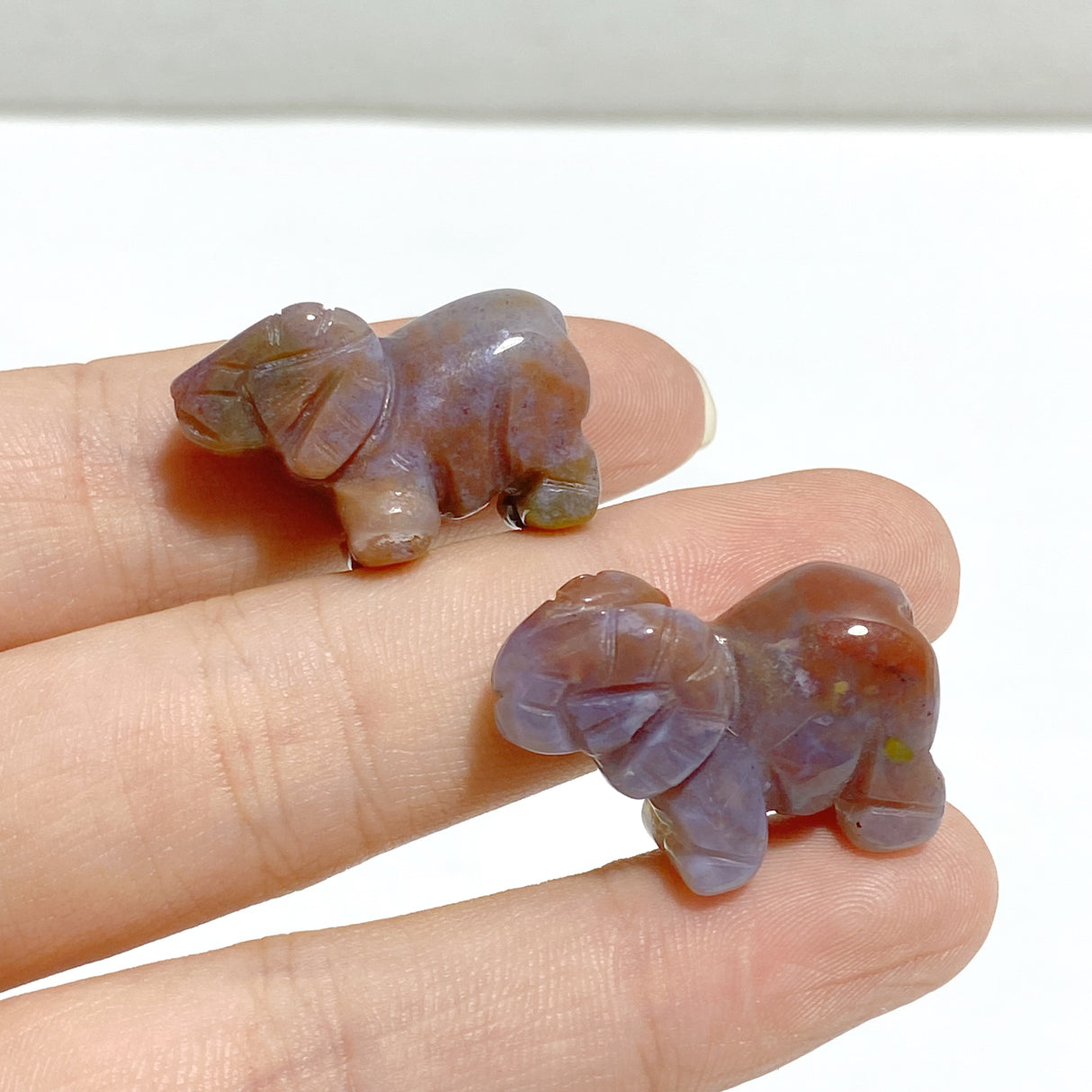 Mini Ocean Jasper Goat Carving Wholesale