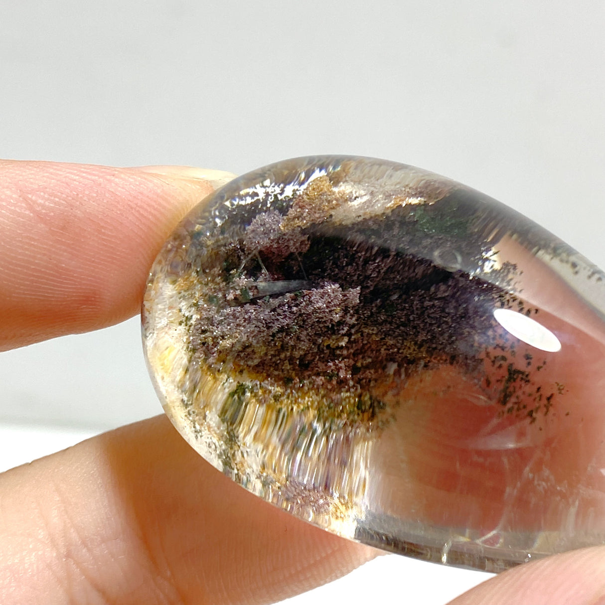 Beautiful Garden Quartz Waterdrop Shape For DIY Pendant
