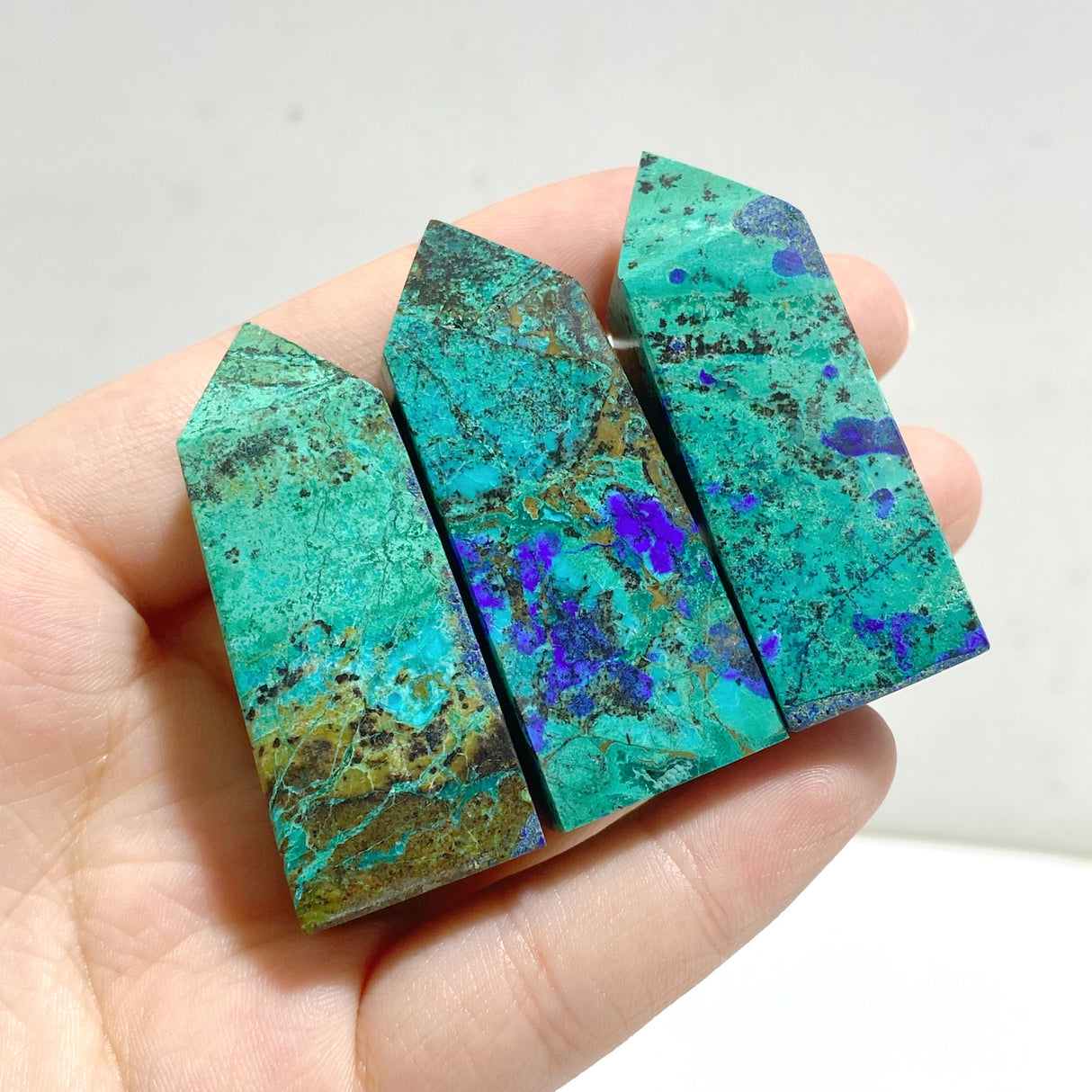 4-6cm Chrysocolla Tower Wholesale