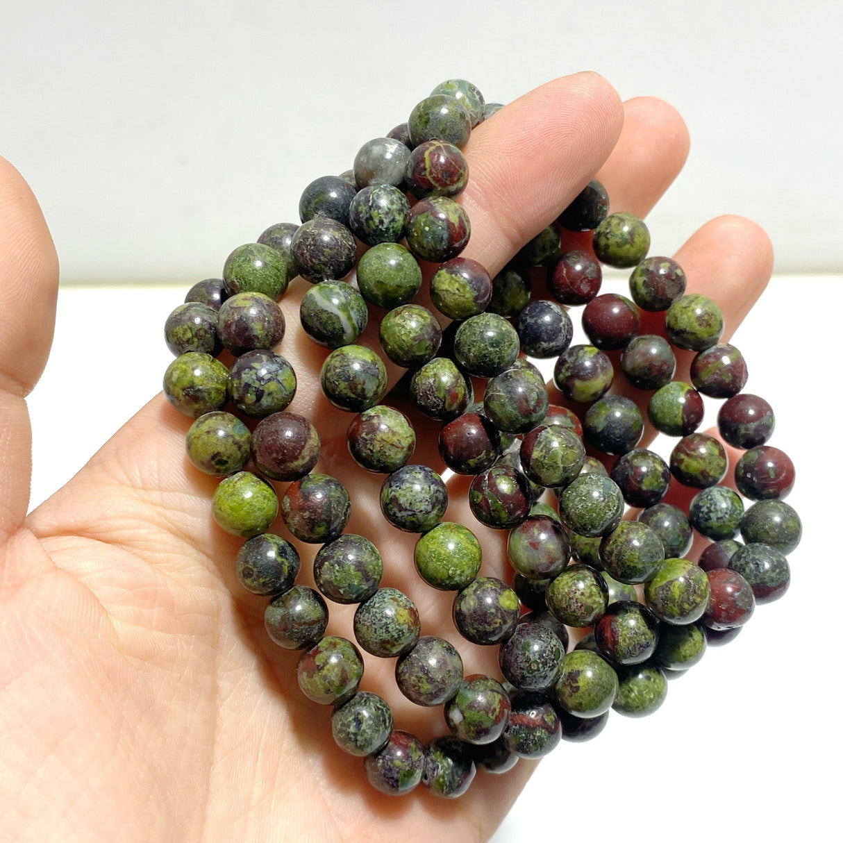 8mm Dragon Blood Stone Bracelets Wholesale