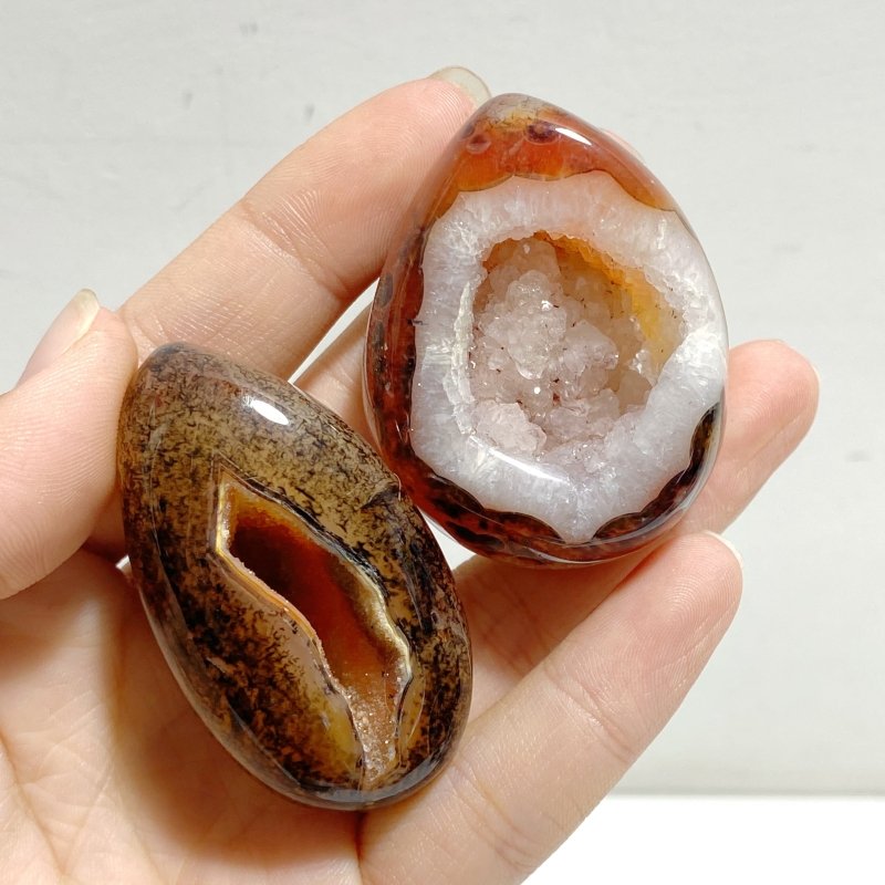 Geode Druzy Black Stripe Carnelian Wholesale -Wholesale Crystals