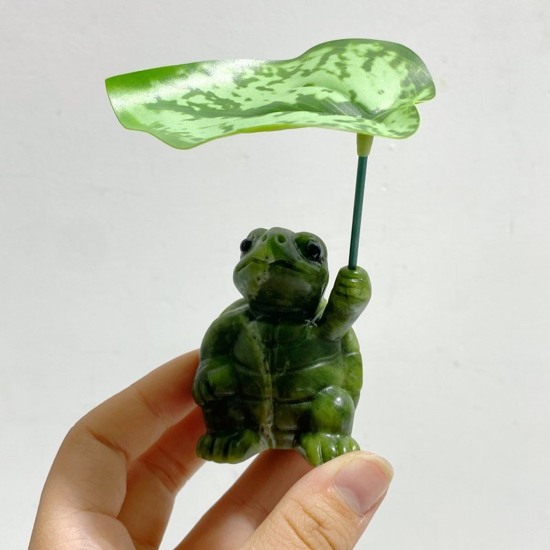 Green Jade Turtle Carving Wholesale - Wholesale Crystals
