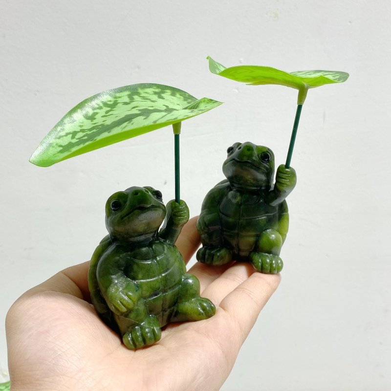 Green Jade Turtle Carving Wholesale - Wholesale Crystals