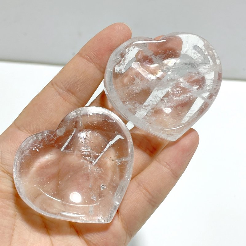 High Quality Clear Quartz Heart Shape Bowl Wholesale - Wholesale Crystals