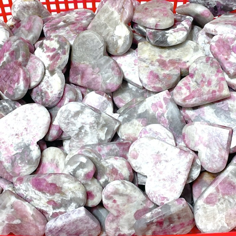 High Quality Red Tourmaline Heart Wholesale - Wholesale Crystals
