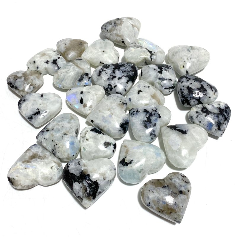 India Moonstone Heart Wholesale - Wholesale Crystals