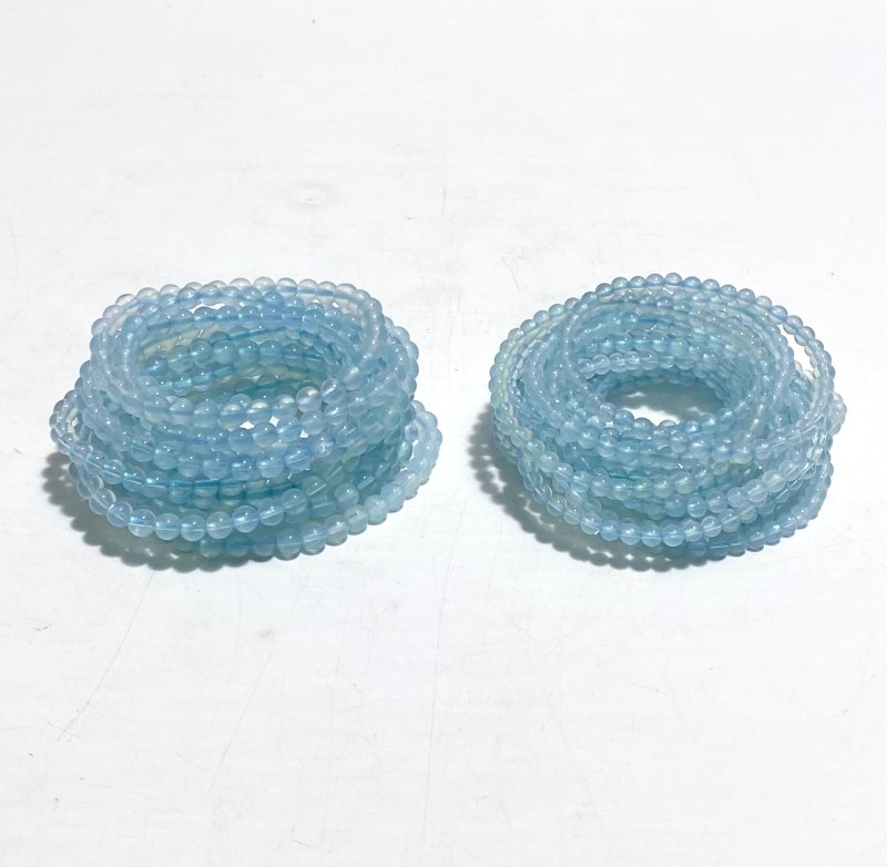 Mini Beads Aquamarine Bracelet Wholesale - Wholesale Crystals