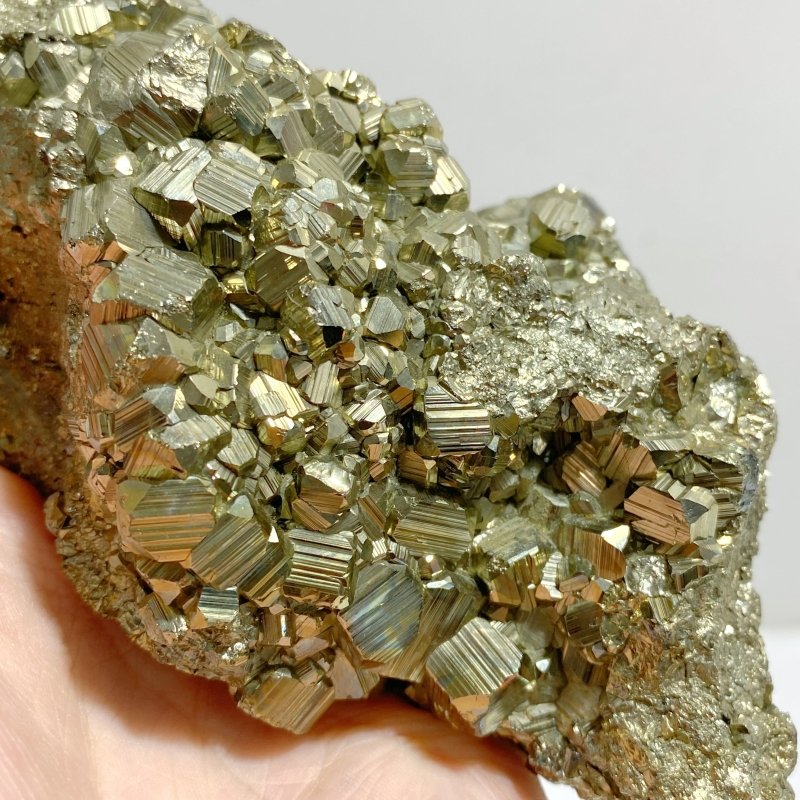 Natural Pyrite Mineral Specimen With Stand A5 -Wholesale Crystals