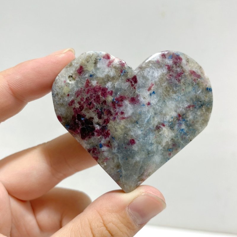 Pink & Blue Tourmaline Heart Wholesale -Wholesale Crystals