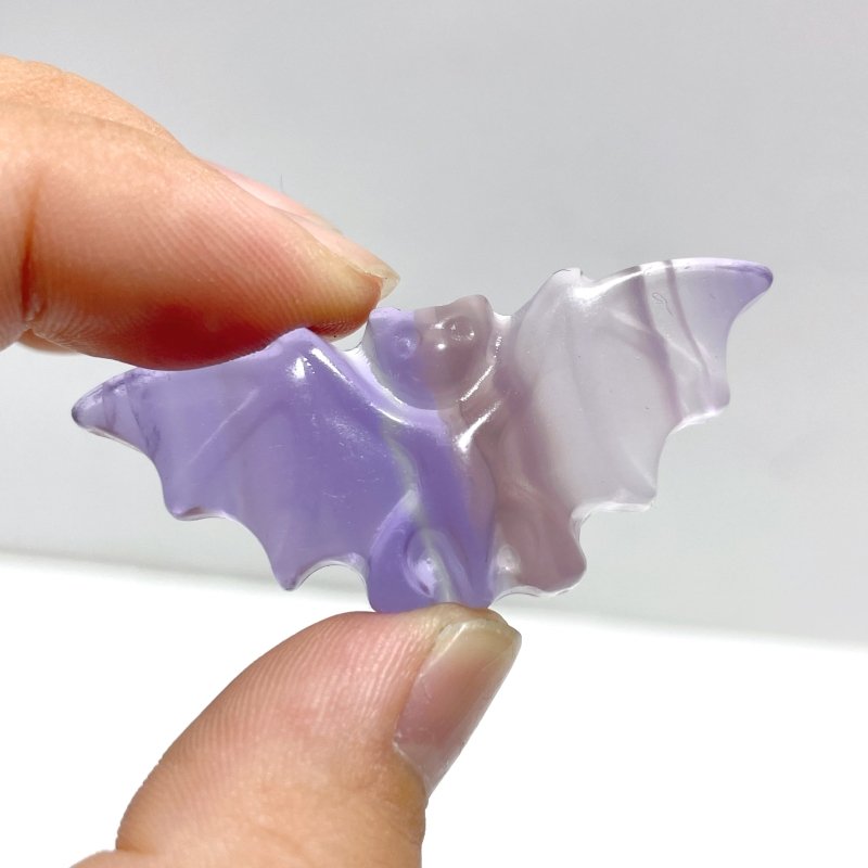 Purple Fluorite Bat Carving Wholesale - Wholesale Crystals