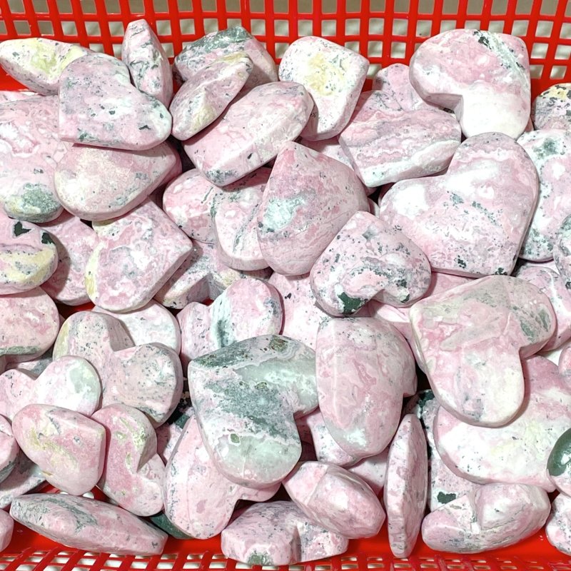Rhodochrosite Heart Wholesale - Wholesale Crystals