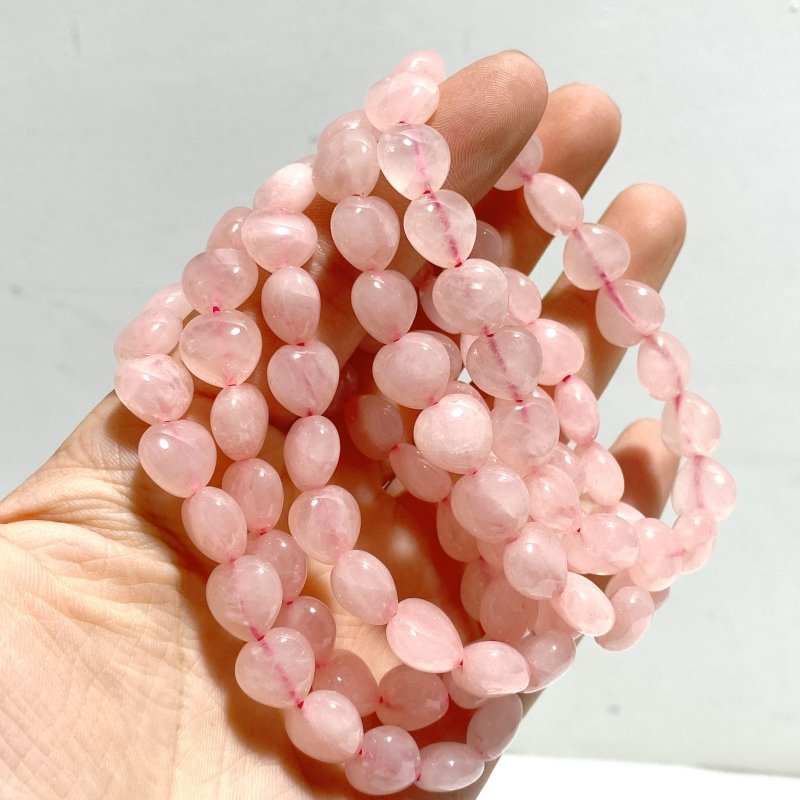 Rose Quartz Heart Bracelet Wholesale - Wholesale Crystals