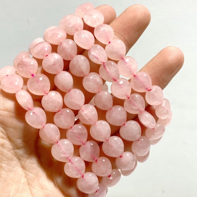 Rose Quartz Heart Bracelet Wholesale - Wholesale Crystals