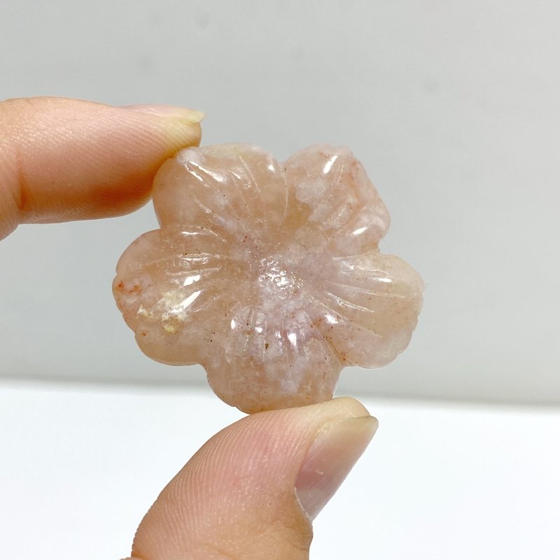 Sakura Flower Agate Flower Carving Wholesale -Wholesale Crystals