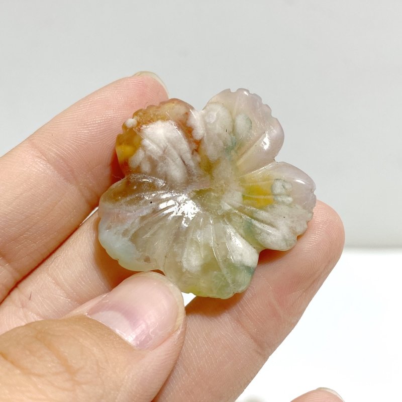 Sakura Flower Agate Flower Carving Wholesale -Wholesale Crystals