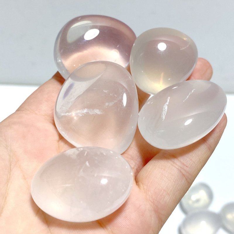 Smoky White Clear Quartz Tumbled Wholesale - Wholesale Crystals
