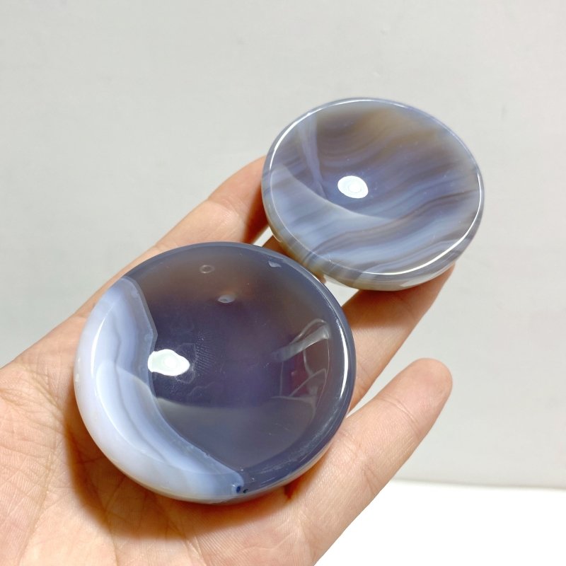 Stripe Agate Shallow Bowl Carving Wholesale - Wholesale Crystals